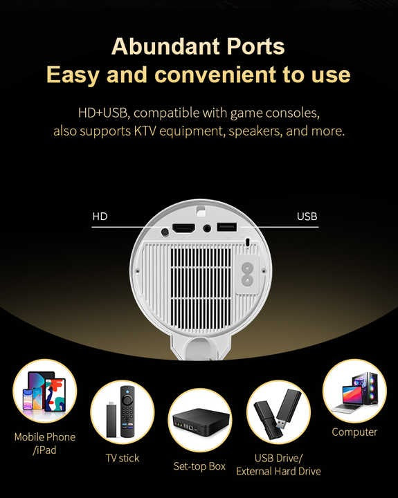 LCD Projector 1080P 4k /2K / 1080P HD