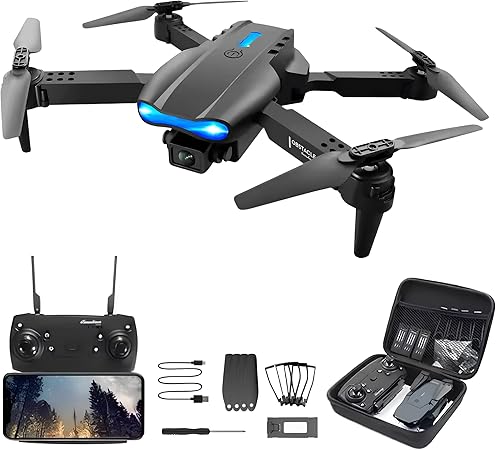 4K 1080P Dual Camera WIFIFPV Aerial Photography Helicopter Foldable Quadcopter Drone Toy