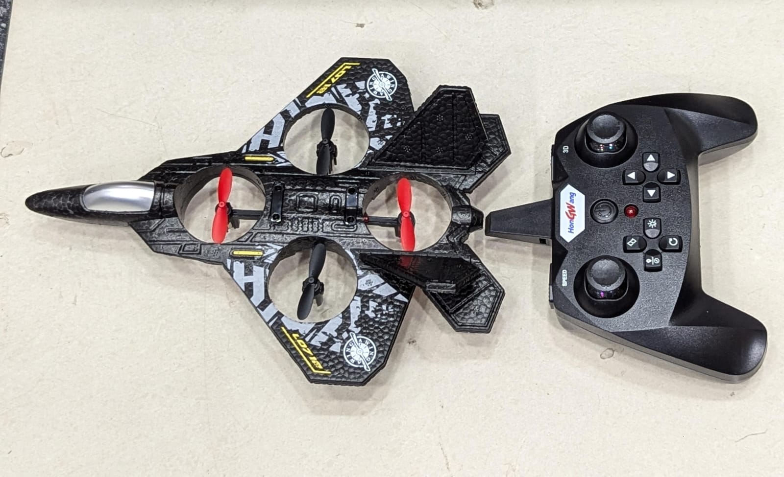 L0712 RC Aeroplan with LED Lights, 80m Range, USB Charging, Children, and Adults, Indoor/Outdoor Flying Toy