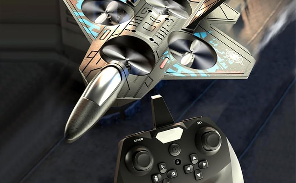 L0712 RC Aeroplan with LED Lights, 80m Range, USB Charging, Children, and Adults, Indoor/Outdoor Flying Toy