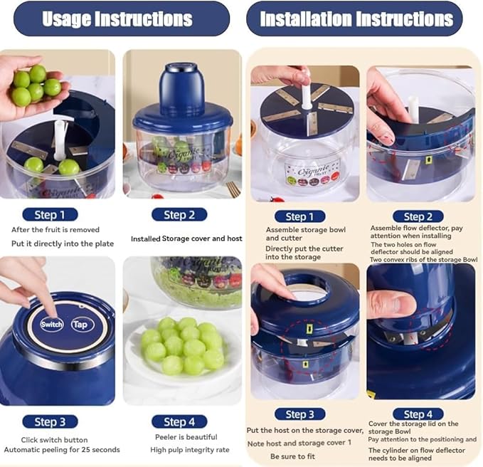 Electric Fruit and Vegetable Peeler | مقشرة الفاكهة والخضروات الكهربائية