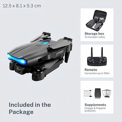 4K 1080P Dual Camera WIFIFPV Aerial Photography Helicopter Foldable Quadcopter Drone Toy