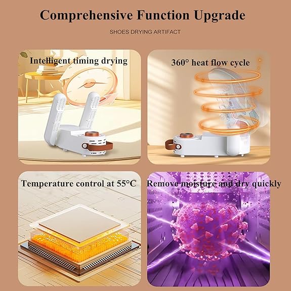 Shoe Dryer with Heat Blowe Glove Dryer & Boot Warmer